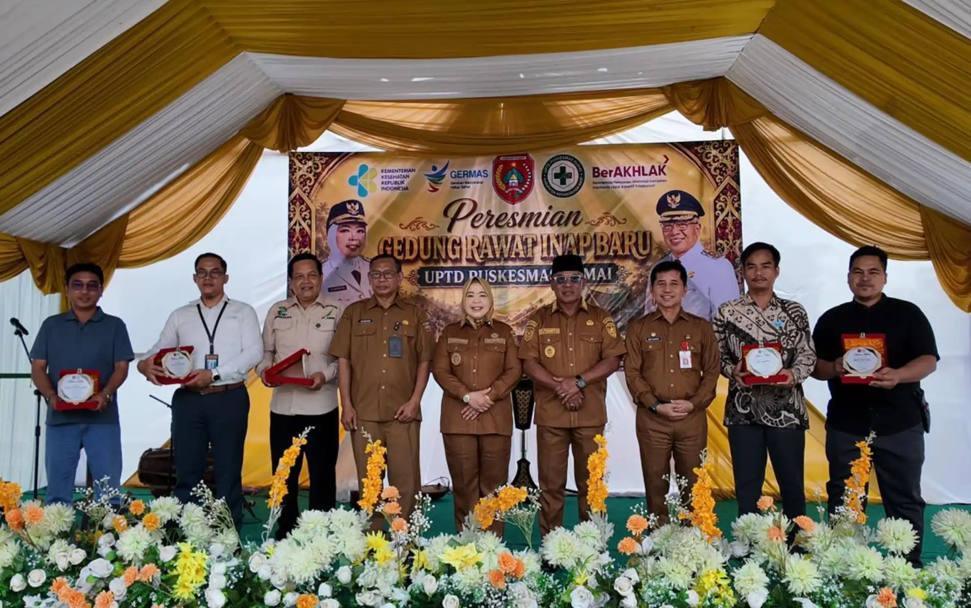 CV. Anugrah Tirta Persada Terima Penghargaan pada Peresmian Puskesmas Kumai - Cover Image
